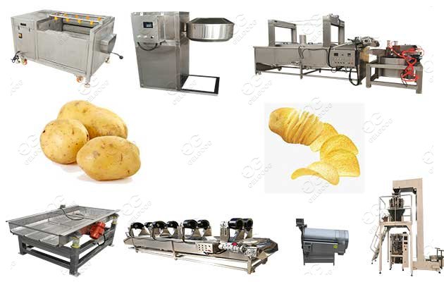 Fully Automatic Potato Chips Production Line|Potato Chips Processing Plant